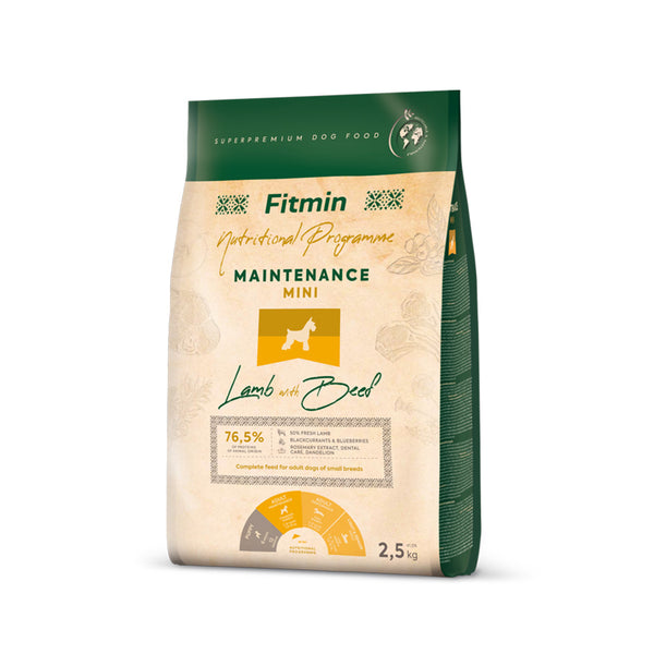 Maintenance Lamb & Beef - mini & small dog size - dog food
