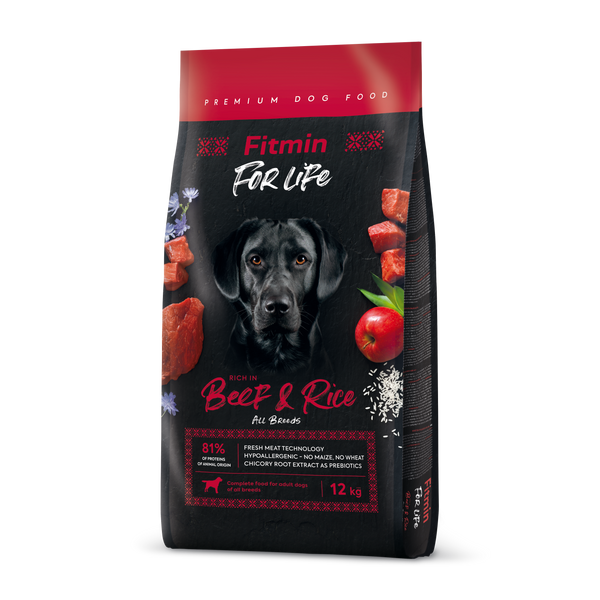 Fitmin For Life - Beef&Rice adult-