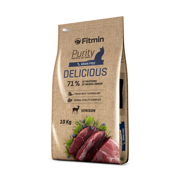 FITMIN PURITY CAT DRY FOOD DELICIOUS VENISON